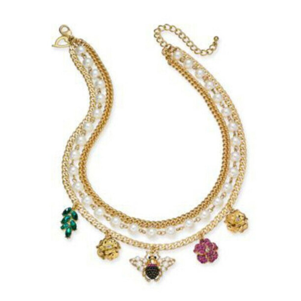 New Thalia Sodi Crystal & Imitation Pearl Bee